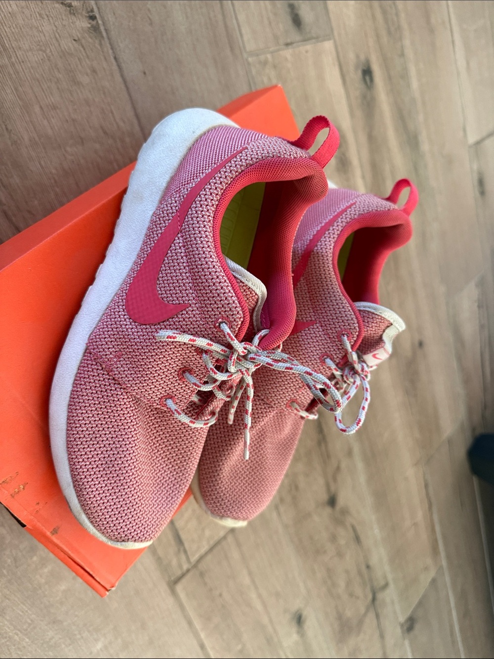 Nike Pink Knit Runner Sneakers - Picture 1 of 2